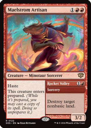 Maelstrom Artisan // Rocket Volley (Promo Pack) (122) - Secrets of Strixhaven
