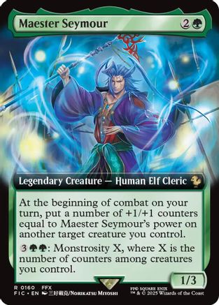 Maester Seymour (Extended Art) (160) Foil - Commander: FINAL FANTASY