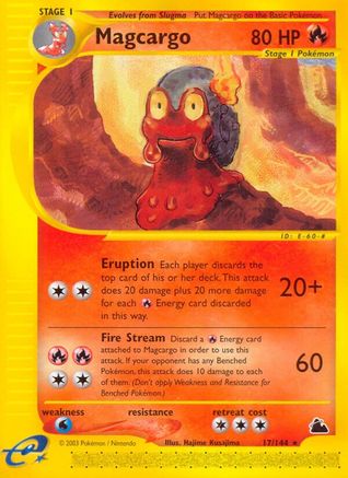 Magcargo (17) Reverse Holofoil - Skyridge