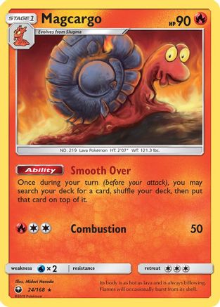 Magcargo (24) Reverse Holofoil - Celestial Storm