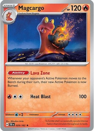Magcargo (29) Reverse Holofoil - Temporal Forces