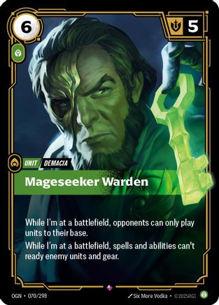 Mageseeker Warden (070) Foil - Origins