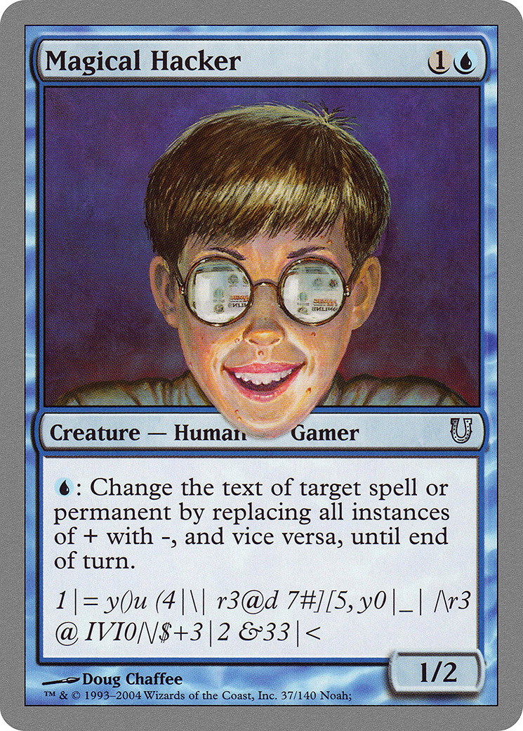 Magical Hacker (037) Foil - Unhinged