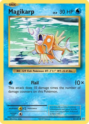 Magikarp (33) Reverse Holofoil - Evolutions