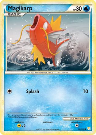 Magikarp (72) - HeartGold & SoulSilver