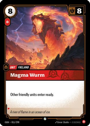 Magma Wurm (011) Foil - Origins