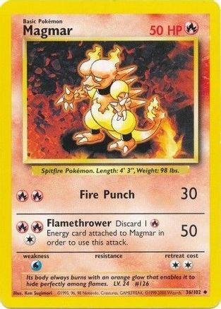 Magmar (36) - Base Set