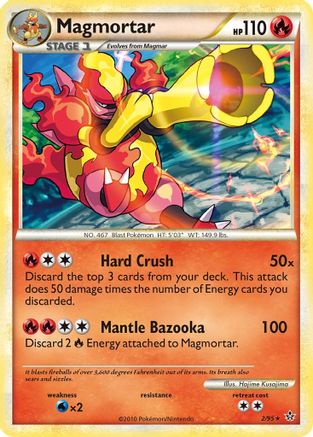 Magmortar (2) Reverse Holofoil - Unleashed