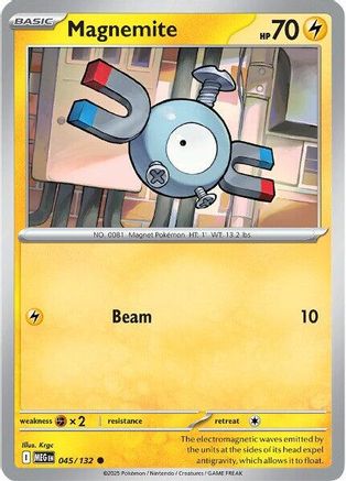 Magnemite (45) Reverse Holofoil - Mega Evolution