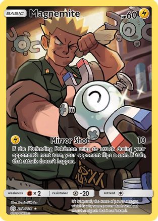 Magnemite (Full Art) (242) Holofoil - Cosmic Eclipse