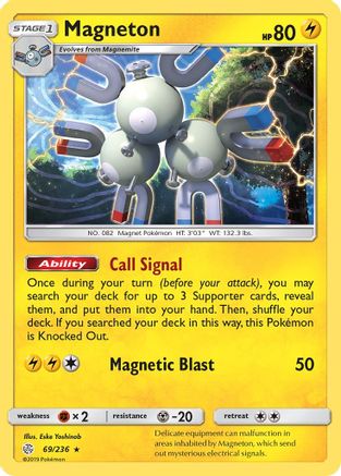 Magneton (69) Reverse Holofoil - Cosmic Eclipse