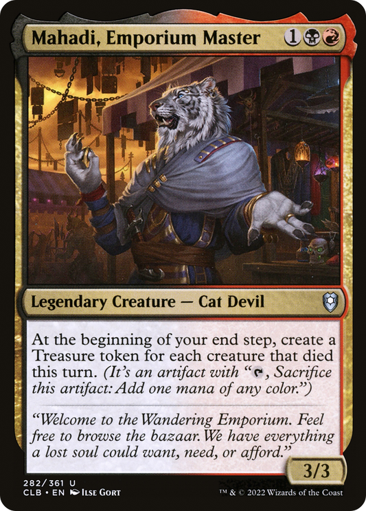 Mahadi, Emporium Master (282) - Commander Legends: Battle for Baldur's Gate Foil