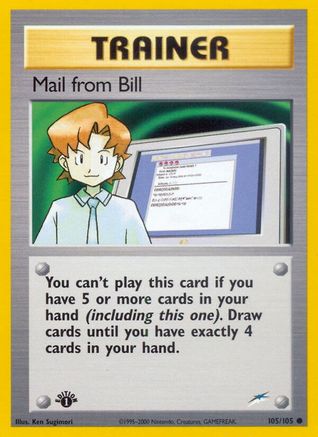 Mail from Bill (105) (1st Edition) - Neo Destiny
