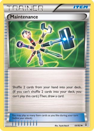 Maintenance (64) Reverse Holofoil - Generations