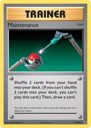 Maintenance (79) Reverse Holofoil - Evolutions