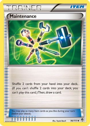Maintenance (96) Reverse Holofoil - Furious Fists