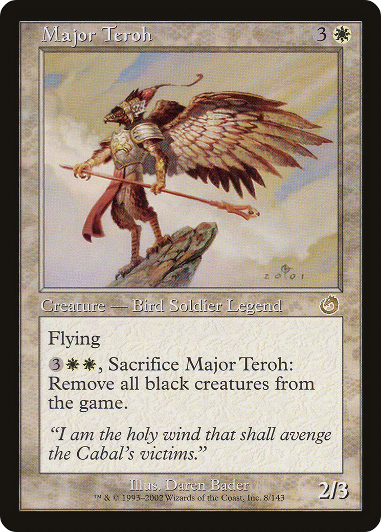 Major Teroh (008) Foil - Torment
