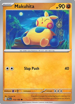 Makuhita (112) Reverse Holofoil - Paldea Evolved