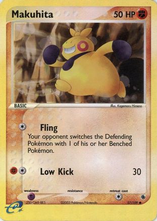 Makuhita (57) Reverse Holofoil - Ruby and Sapphire