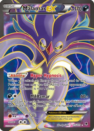 Malamar EX (Full Art) (115) Holofoil - Phantom Forces
