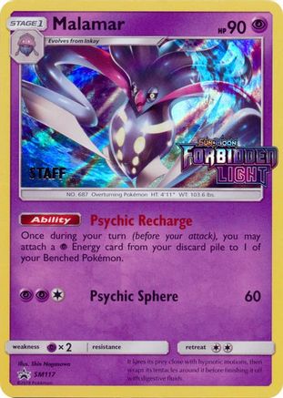 Malamar (Prerelease) [Staff] (SM117) Holofoil - Black Star Promos