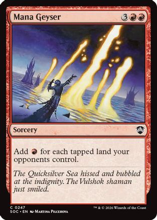 Mana Geyser (247) - Commander: Secrets of Strixhaven