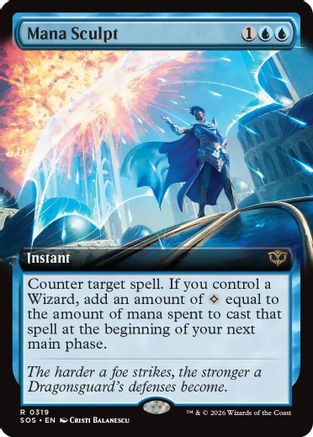 Mana Sculpt (Extended Art) (319) - Secrets of Strixhaven