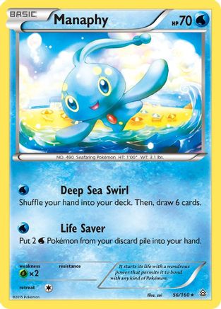 Manaphy (56) Reverse Holofoil - Primal Clash