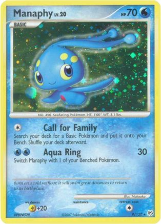 Manaphy (9) Holofoil - Diamond & Pearl