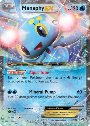 Manaphy EX (32) Holofoil - BREAKpoint