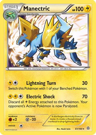 Manectric (61) Holofoil - Primal Clash
