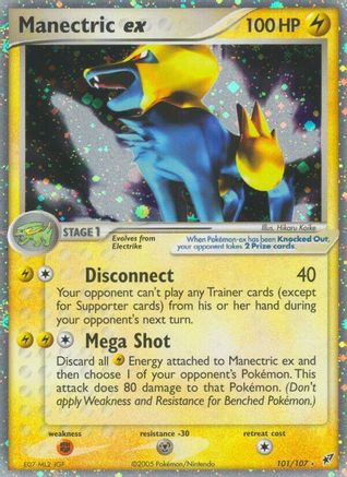 Manectric ex (101) Holofoil - Deoxys