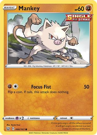 Mankey (66) - Battle Styles