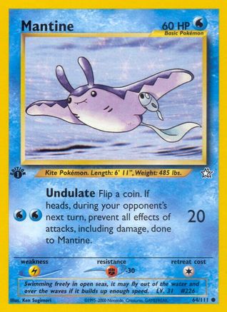 Mantine (64) (1st Edition) - Neo Genesis