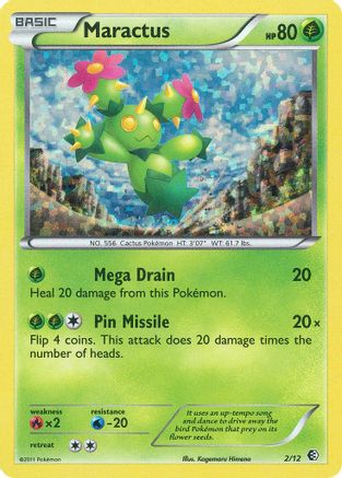 Maractus (2) Holofoil - McDonalds Promos 2011