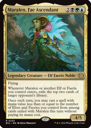 Maralen, Fae Ascendant (Promo Pack) (233) Foil - Lorwyn Eclipsed