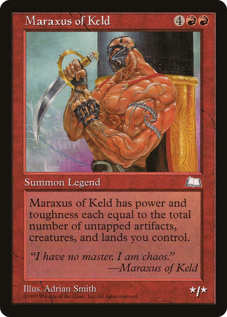 Maraxus of Keld - Weatherlight