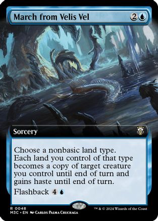 March from Velis Vel (Extended Art) (048) Ripple Foil - Commander: Modern Horizons 3