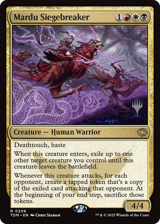 Mardu Siegebreaker (Promo Pack) (206) Foil - Tarkir: Dragonstorm