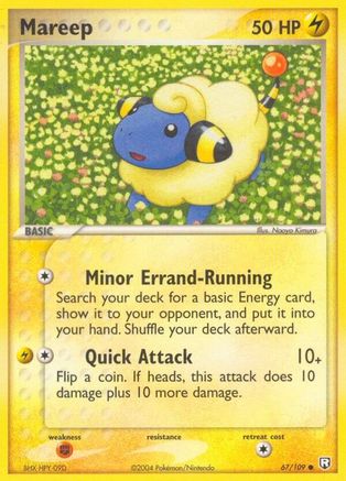 Mareep (67) Reverse Holofoil - Team Rocket Returns