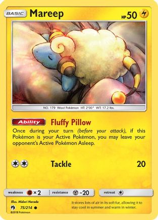 Mareep (75) - Lost Thunder