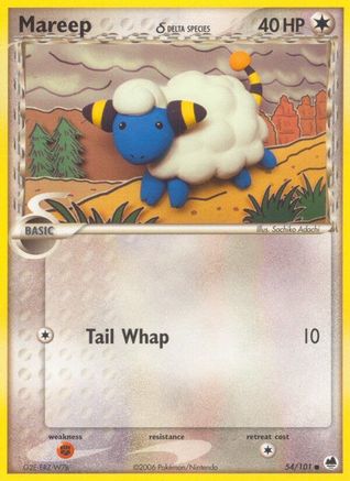 Mareep (Delta Species) (54) - Dragon Frontiers