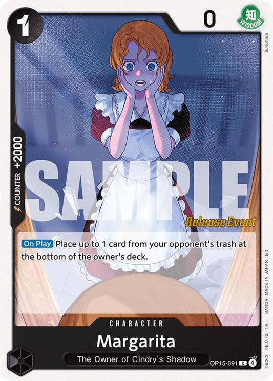 Margarita (OP15-091) Release Event Cards
