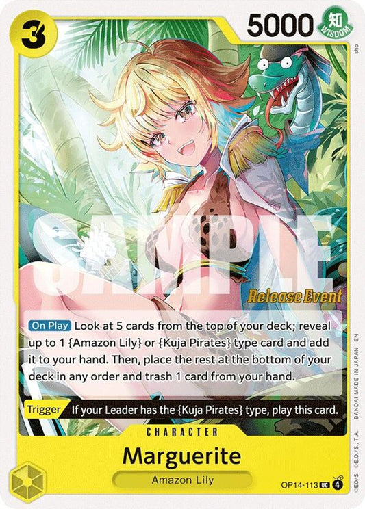 Marguerite (OP14-113) Release Event Cards