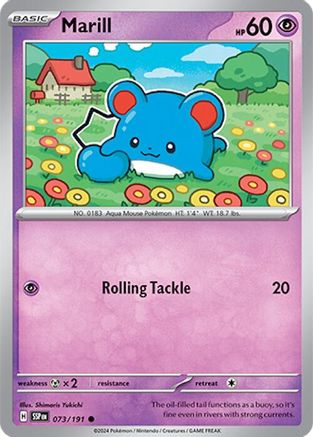 Marill (73) - Surging Sparks