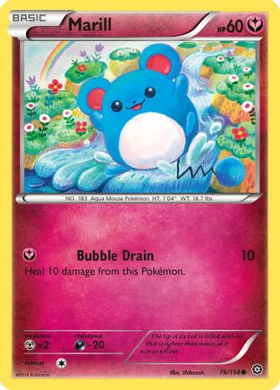Marill (76) Reverse Holofoil - Steam Siege