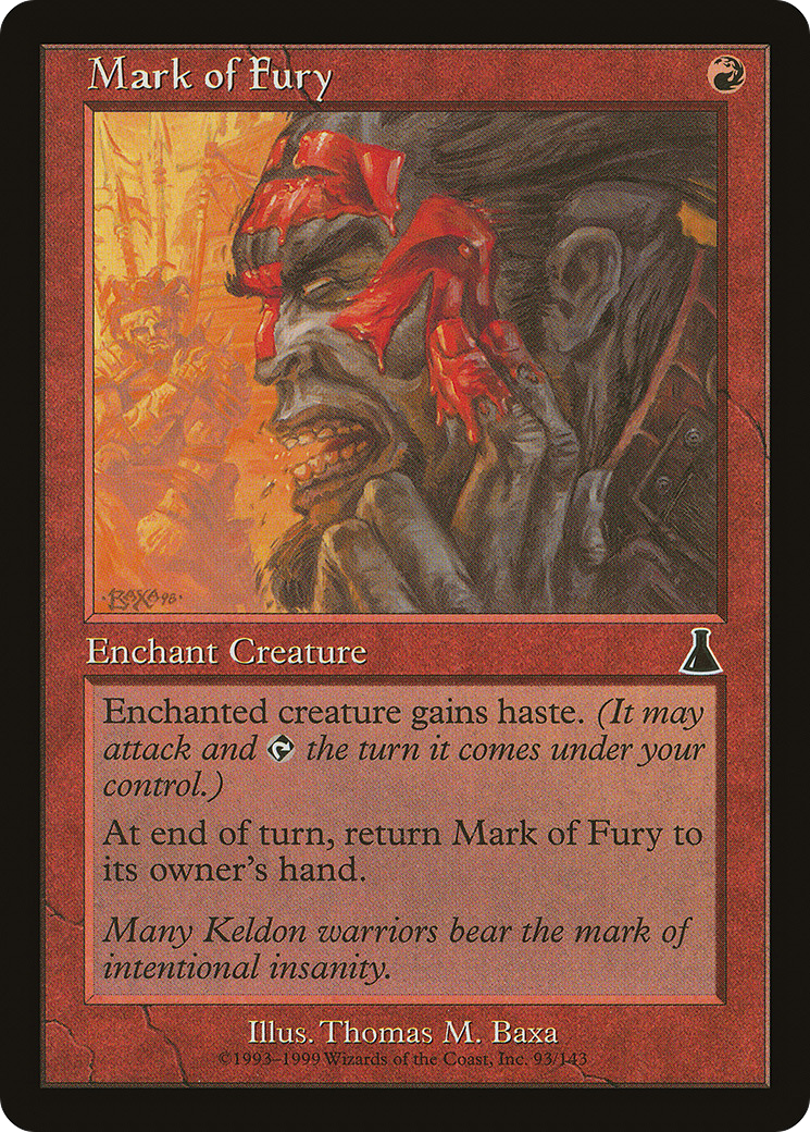 Mark of Fury (093) - Urza's Destiny