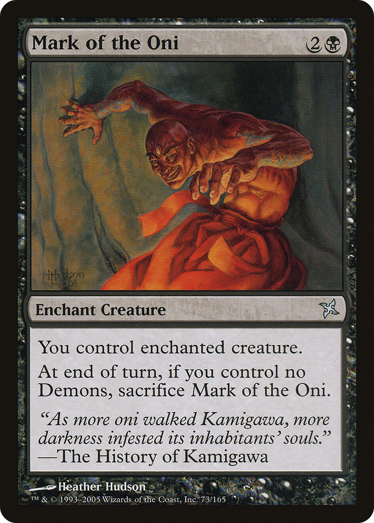 Mark of the Oni (073) Foil - Betrayers of Kamigawa