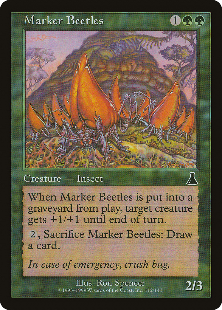 Marker Beetles (112) Foil - Urza's Destiny