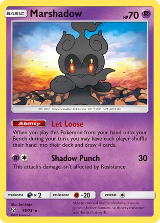 Marshadow (45) Holofoil - Shining Legends